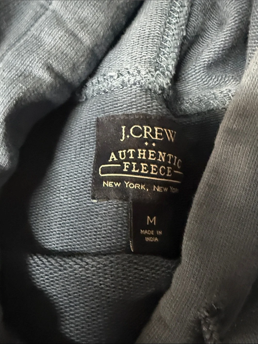 J. Crew Slate Blue Pullover Hoodie